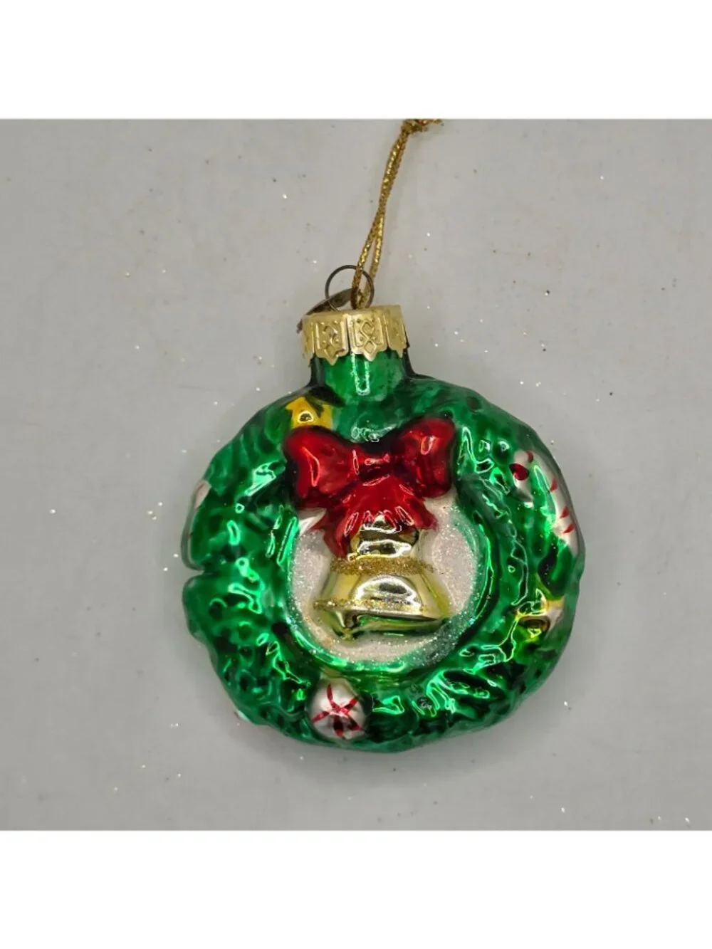 Christmas Ornament Glass Wreath Thomas Pacconi Museum Series 2003 Holiday VTG